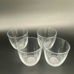 Glas mit Blume des Lebens Gravur
