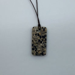 EM Keramik Harz Halsband rechteckig