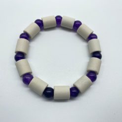 EM Keramik Mineral Armband Amethystin Box