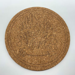 Korkuntersetzer All you need is Love