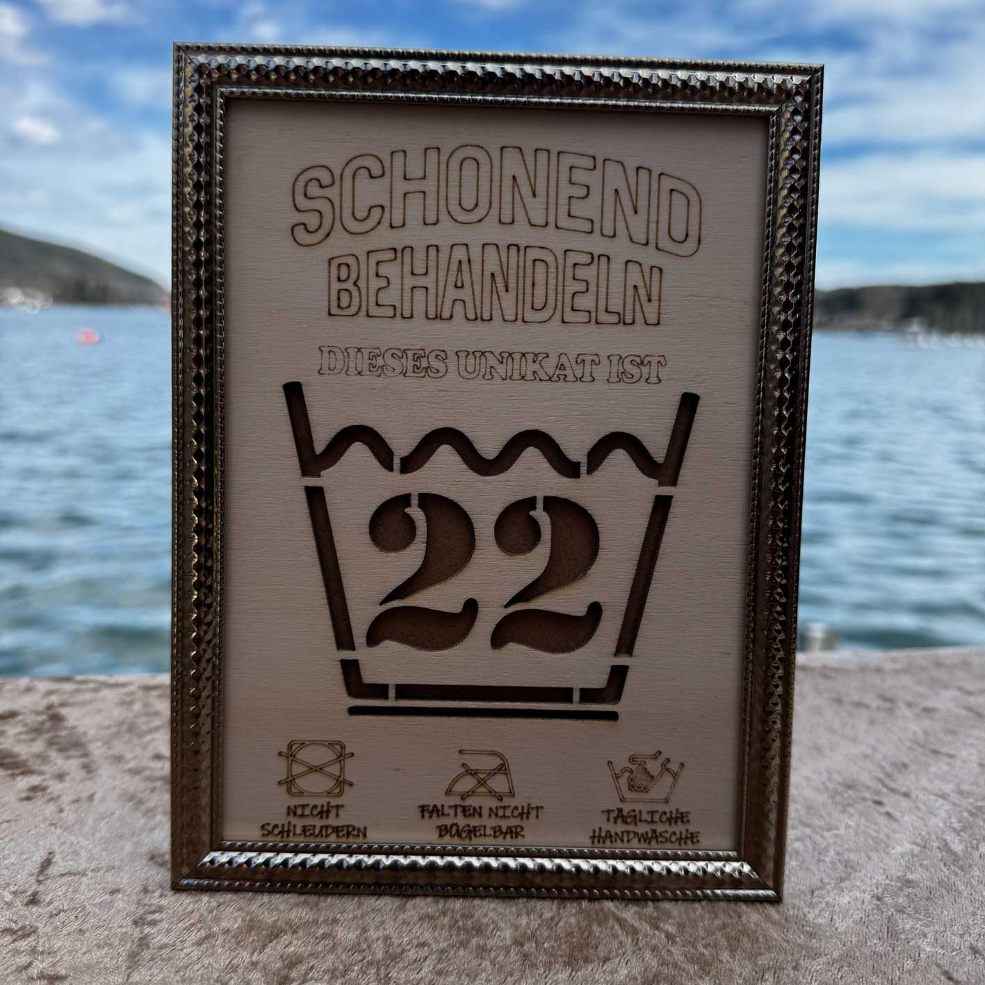 Geldgeschenk im Rahmen - Schonend behandeln 50 – Bild 5