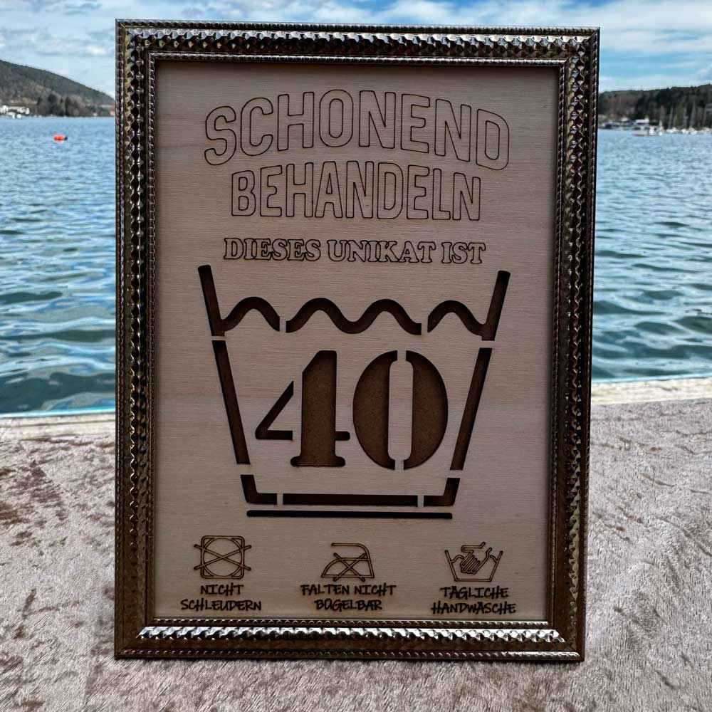 Geldgeschenk im Rahmen - Schonend behandeln 50 – Bild 10
