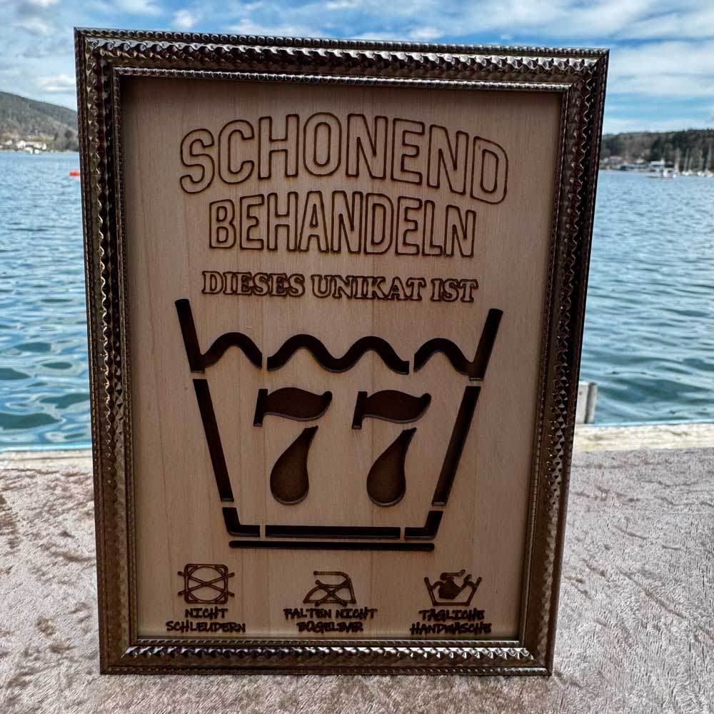 Geldgeschenk im Rahmen - Schonend behandeln 50 – Bild 20