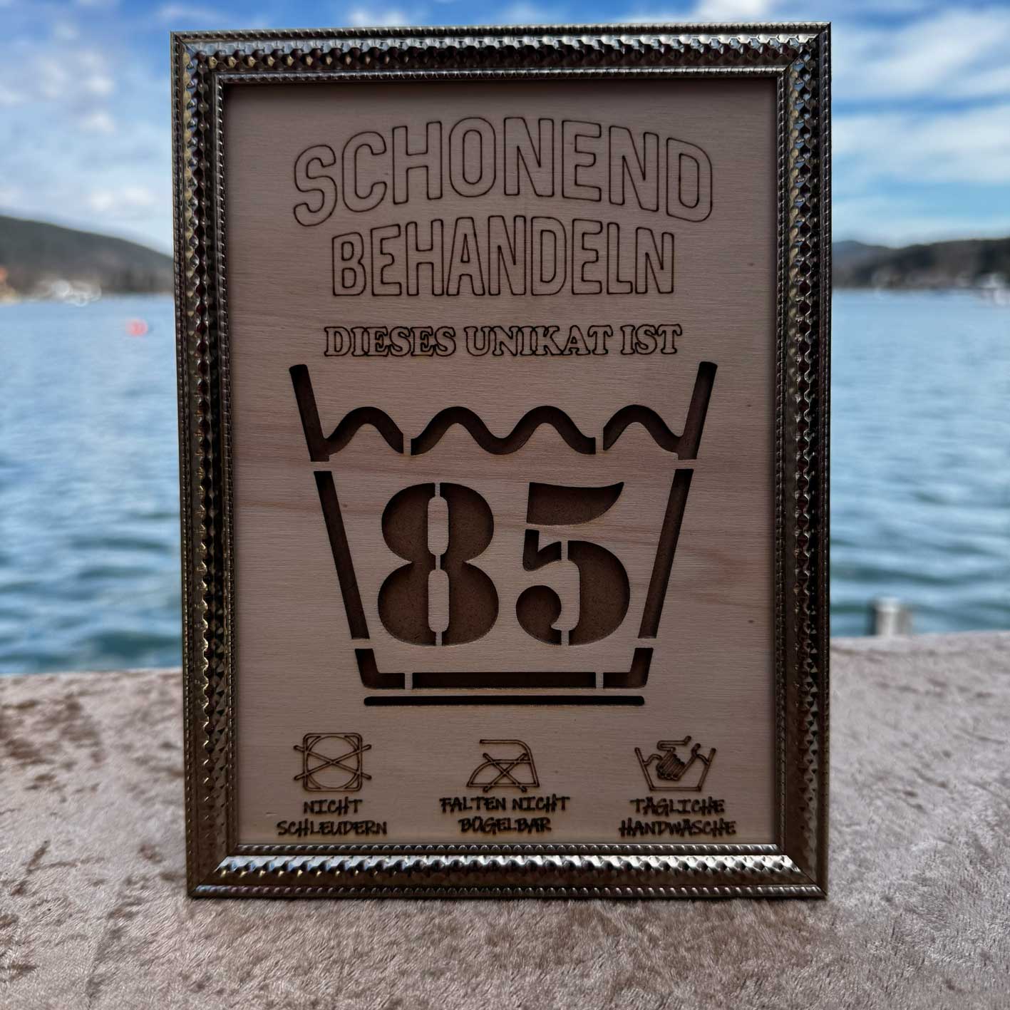 Geldgeschenk im Rahmen - Schonend behandeln 50 – Bild 22