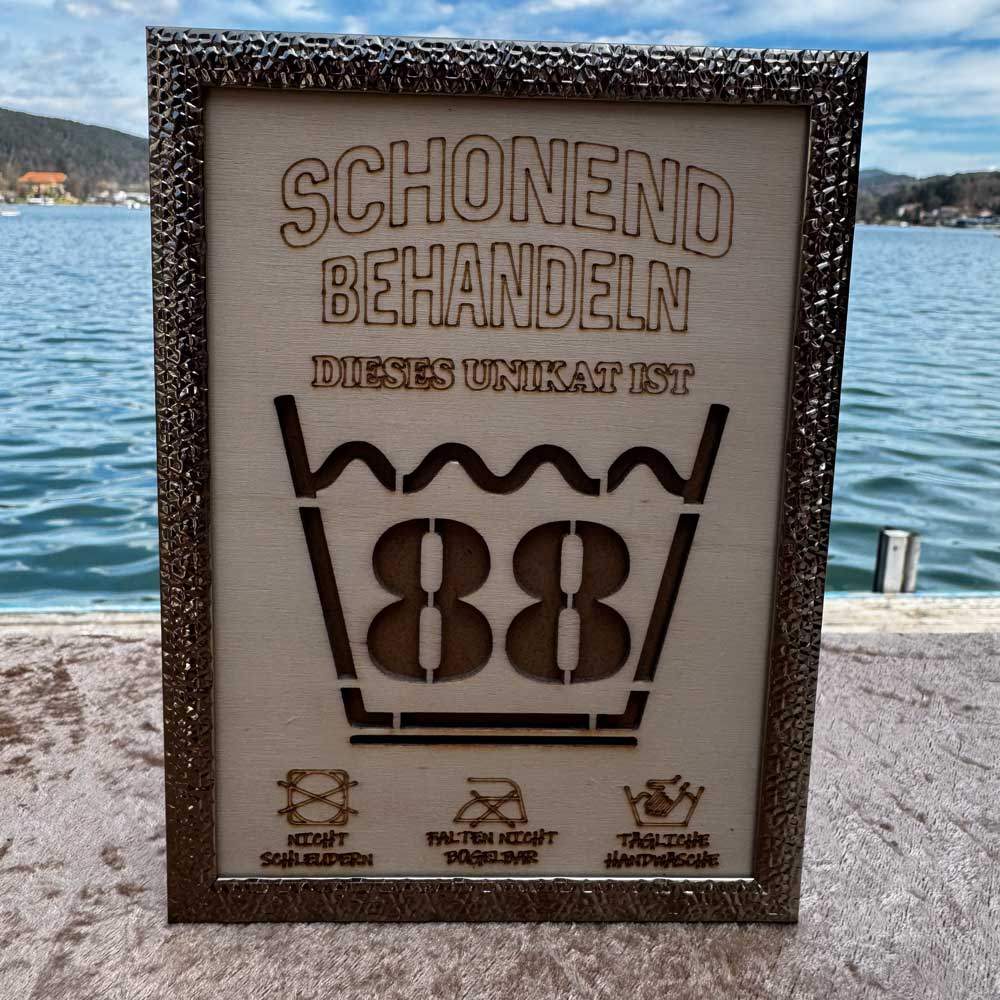 Geldgeschenk im Rahmen - Schonend behandeln 50 – Bild 23